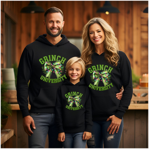 Grinch university hoodie funny - hoodie,