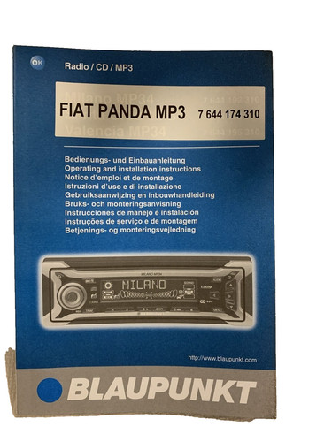 Blaupunkt milano mp34 - milano,