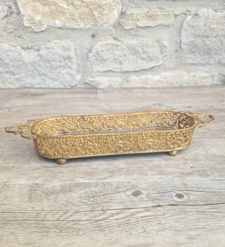 Antique gilt brass ornate - antique,