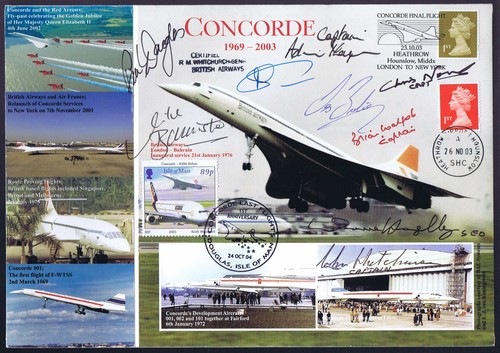 Concorde multi signed cover - concorde, multi-signed