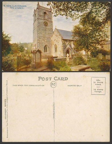 Llangollen the church - llangollen,,