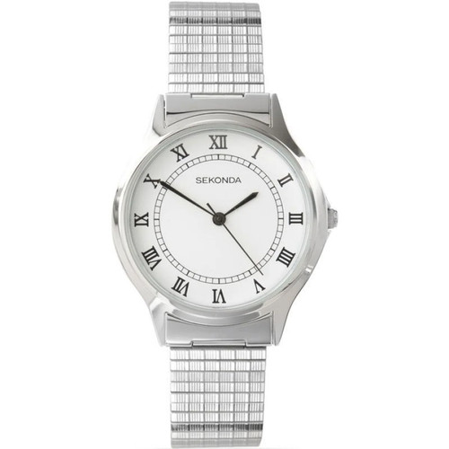 Sekonda mens basic white dial - basic,