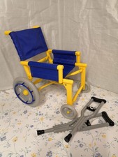 Build A Bear BAB Wheelchair For Plush Bears Toy Animals & Dolls With Crutches