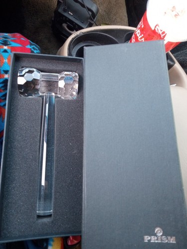 Crystal prism gavel 4 - crystal,