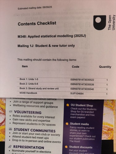 Open university m348 - , applied