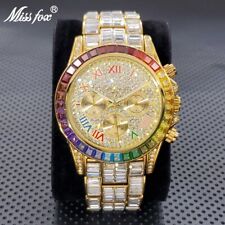 Men's Watch Gold Diamond