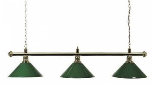 Pool table lighting brass - table,