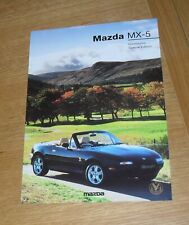Mazda MX5 Gleneagles Special Edition Brochure 1995-1996
