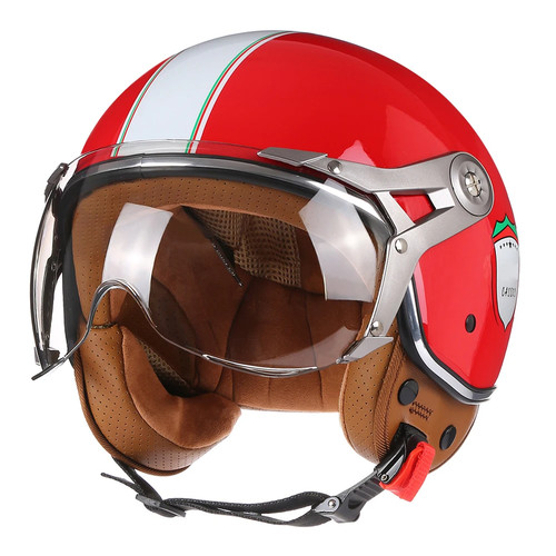 Helmet open face - open, motorcycle