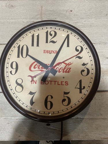 Vintage coca cola - cola, clock