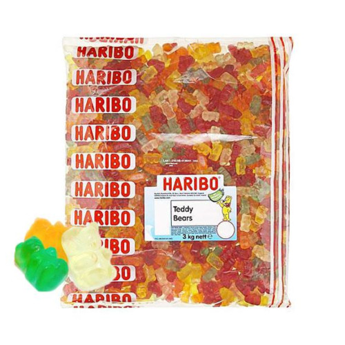 Full 3kg bulk bag haribo - 3kg, gold
