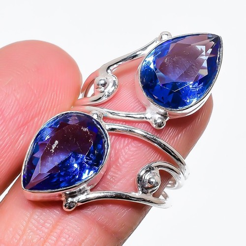 Blue tanzanite gemstone 925 - tanzanite,