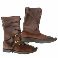 Leather viking Boots Medieval