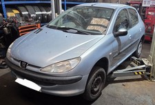 2001 PEUGEOT 206 5 DOOR 1.1 PETROL MANUAL HATCHBACK BREAKING ALL PARTS IN SILVER