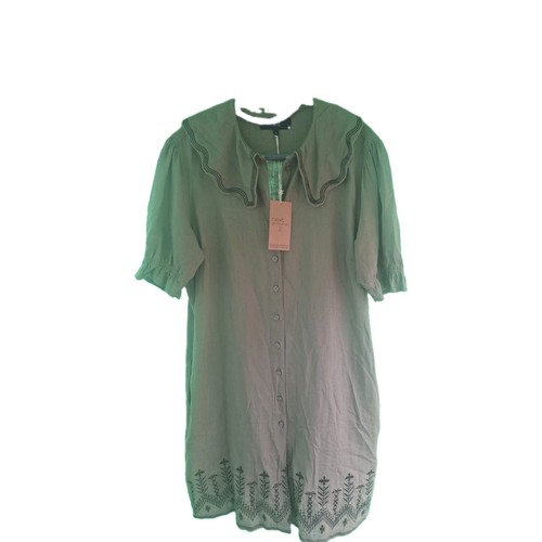 Next khaki embroidered linen - next,