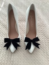 Ladies And Girls Black Velvet Shoe Bows Shoe Clips Party Prom Bridal NEW Handmad