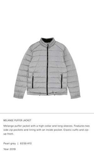 Zara man melange puffer - man,
