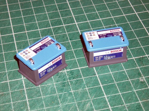 New battery decal - set, 1/8