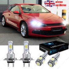 4X 6000K LED Xenon HID