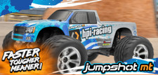 HPI Jumpshot MT V2.0 Brushed 1:10 - Fast Tough RC Monster Truck (160260)