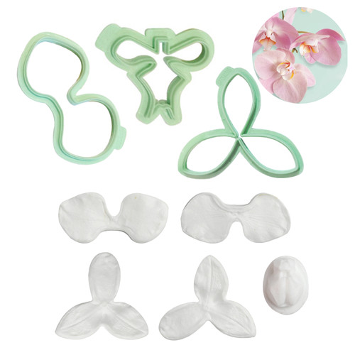 Butterfly orchid fondant - orchid,