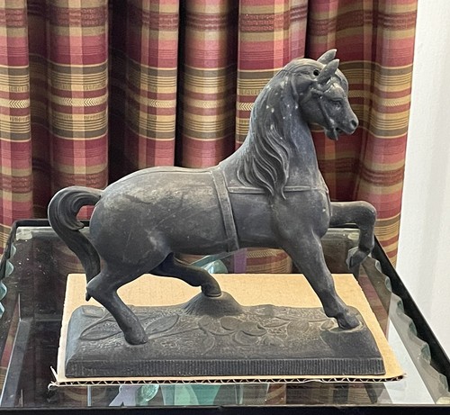 Antique cast metal - metal, spelter