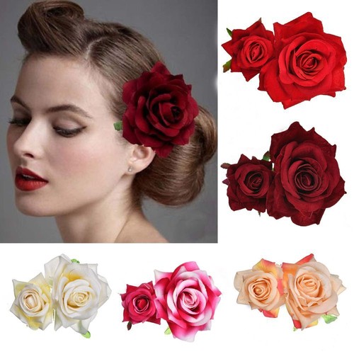 Hair jewelry double - jewelry, rose