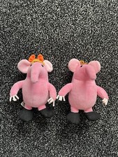 x2 Small Clangers Soft Toys/