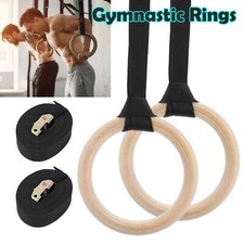 Pair of Wooden Wood Gymnastic