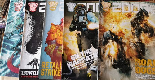 2000ad programmes bundle - programmes, of
