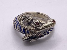 Antique 800/1000 Silver Enamel