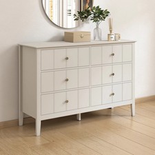 Ivory 6 Drawer Chest Of