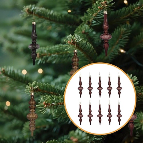 10x glass christmas ball - glass,