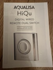 Shower Remote Control Aqualisa Dual Switch Chrome Digital Wired HQDDS HiQu