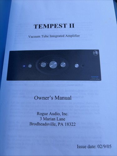 Tempest valve amplifier - 2,