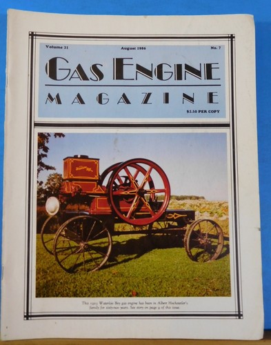 Gas engine magazine 1986 - gas,