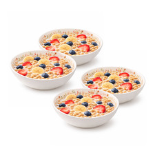 Set of 4 Off White Melamine