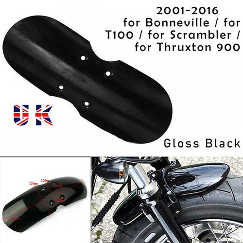 Black motorbike front fender - motorbike,