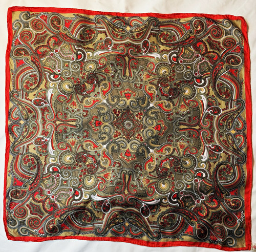 100 silk scarf 76 cm - silk,