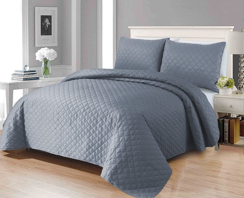 Embossed quilted bedspread - quilted,