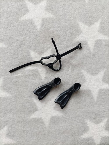 Barbie doll black swimming - barbie,