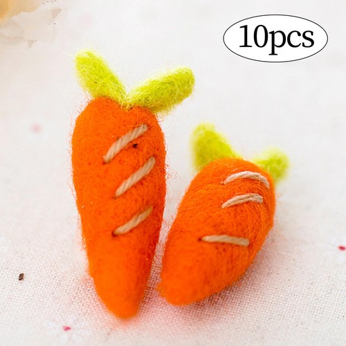 10x carrot ornament wool - 10x,