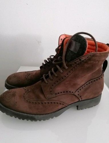 Barbour men suede brogue - suede,