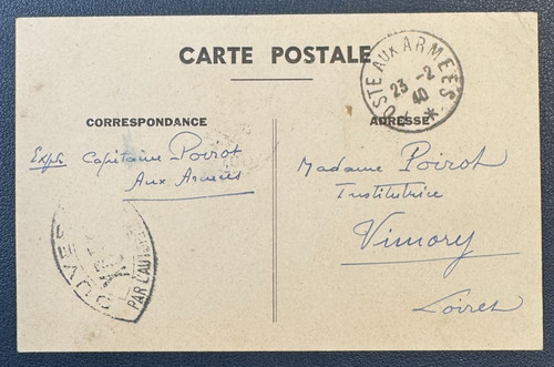 Ww2 postcard with stamp - postcard,