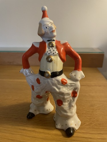 Vintage soviet porcelain clown - soviet,