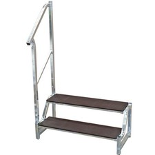 Caravan Steps & Handrail White
