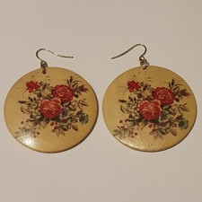 Statement Brown Wooden Flower