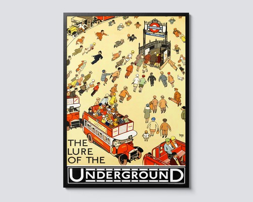 Vintage london underground - london,