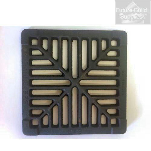 Square dish round - dish, iron