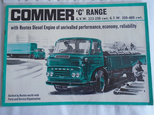Commer range gvw - gvw, 223-250cwt